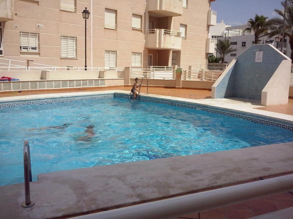 Apartamento Con Piscina Y Terraza A 50 Metros De La Playa Roquetas de Mar Extérieur photo