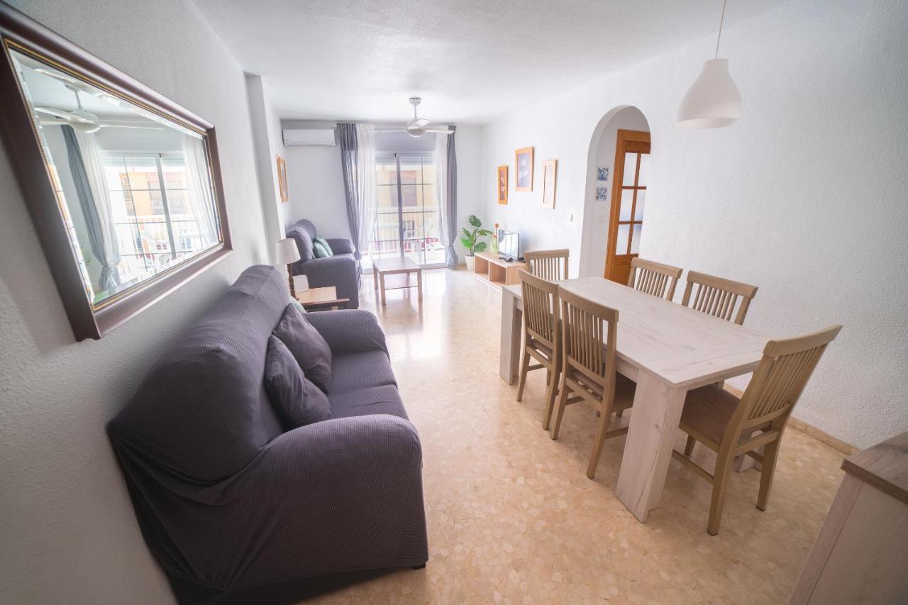 Apartamento Con Piscina Y Terraza A 50 Metros De La Playa Roquetas de Mar Extérieur photo